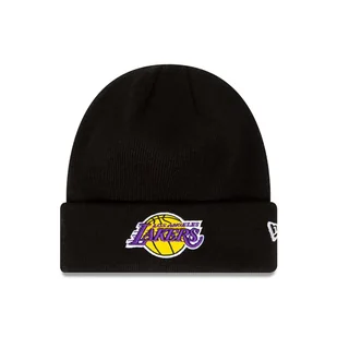 Czapka Zimowa New Era Los Angeles Lakers Essential Cuff Beanie Hat Knit - 60348856 - Czapki męskie - miniaturka - grafika 1