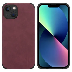Etui Do Apple iPhone 13 Pokrowiec w Burgundia Fioletowa TPU Silikon Etui Ochronny Obudowa Case Cover Cadorabo - Etui i futerały do telefonów - miniaturka - grafika 1