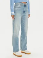 Spodnie damskie - Tommy Jeans Jeansy Betsy DW0DW19610 Niebieski Loose Fit - miniaturka - grafika 1