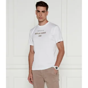 Replay T-shirt | Regular Fit - Koszulki męskie - miniaturka - grafika 1