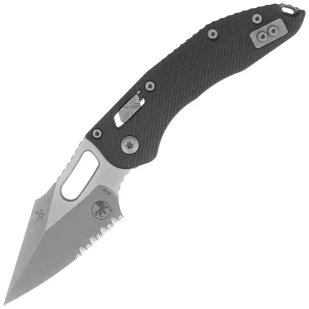 Nóż składany Microtech Stitch S/E Fluted Black G10, Apocalyptic P/S M390MK by Borka Blades and Tony Marfione (169RL-11APFLGTBK) - Noże - miniaturka - grafika 1