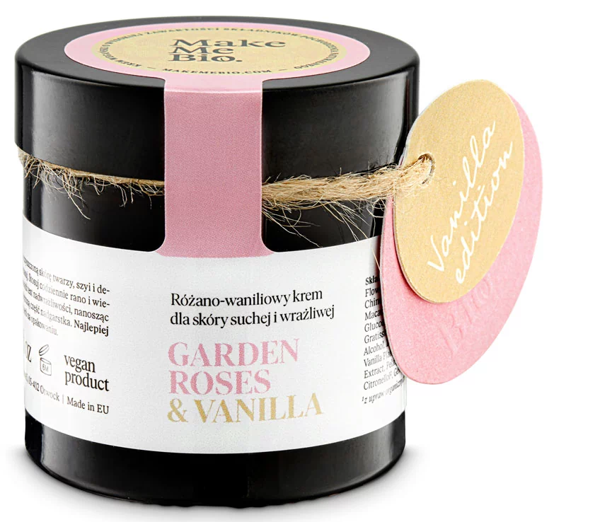 Make Me Bio Garden Roses&amp;Vanilla różano-waniliowy krem dla skóry suchej i wrażliwej 60ml