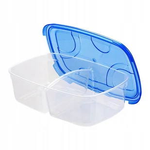 POJEMNIK PUDEŁKO PLASTIKOWE NA ŻYWNOŚĆ DWUDZIELNY - Pojemniki kuchenne - miniaturka - grafika 1
