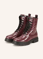 Botki damskie - Tommy Hilfiger Botki Sznurowane rot - miniaturka - grafika 1