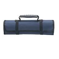 Skrzynki i torby narzędziowe - Niebieska torba narzędziowa z 22 kieszeniami, przenośny organizer na narzędzia, składana i rolowana, wykonana z tkaniny Oxford 600D (narzędzia nie są - miniaturka - grafika 1