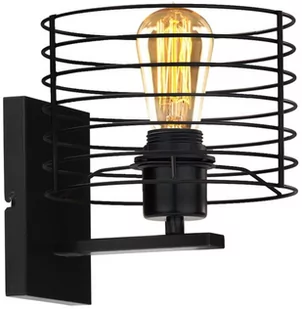 KINKIET NA ŚCIANĘ LOFTOWY CZARNY ARLETTA LOFT - Lampy ścienne - miniaturka - grafika 1