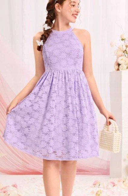 SHEIN SUKIENKA KORONKOWA DZIEWCZĘCA 12-13 1VWT