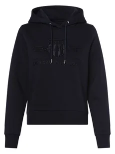Gant Damska bluza z kapturem Kobiety Bawełna niebieski jednolity, S - Bluzy damskie - miniaturka - grafika 1