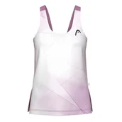 Koszulki i topy damskie - HEAD Spirit Tank Top Women, Print Vision w/Alight Lilac - miniaturka - grafika 1