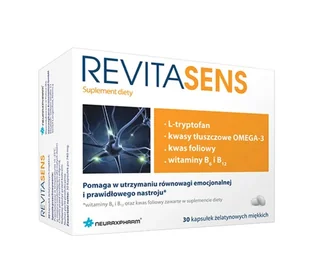 NEURAXPHARM Revitasens x 30 kaps - Układ nerwowy - miniaturka - grafika 1