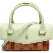 Torebki damskie - Patrizia Pepe Kuferek | z dodatkiem skóry - miniaturka - grafika 1