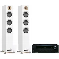 Kino domowe - Onkyo Zestaw stereo TX-8220B + JAMO S-809 Czarno-biały - miniaturka - grafika 1