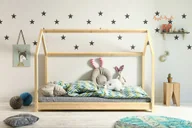 Łóżka dla dzieci i młodzieży - Kocot Kids Łóżko BELLA 80x160 sosna drewniane polskiej produkcji Kocot Kids - miniaturka - grafika 1