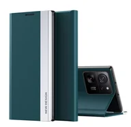 Etui i futerały do telefonów - Etui Leather New do Xiaomi 13T / 13T Pro - Zielony - miniaturka - grafika 1