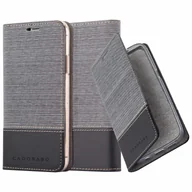 Etui i futerały do telefonów - Etui ochronne Cadorabo do Apple iPhone 13 PRO w kolorze szarym etui na telefon komórkowy pokrowiec na książkę - miniaturka - grafika 1
