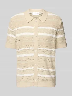 Koszula casualowa o kroju regular fit z kołnierzykiem polo model ‘PALO’ - Koszule męskie - miniaturka - grafika 1