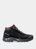 Buty zimowe męskie - Buty zimowe damskie Salomon Shelter CS WP - black/ebony - miniaturka - grafika 1