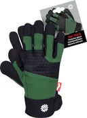 Rękawice robocze - Rękawice ochronne wykonane z wysokiej jakości skóry syntetycznej 1 para - miniaturka - grafika 1