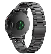 Akcesoria do smartwatchy - Best Accessories BRANSOLETA STAINLESS DO GARMIN FENIX 5 5 PLUS 6 6 PRO 22 MM + IMADŁO 124 - miniaturka - grafika 1