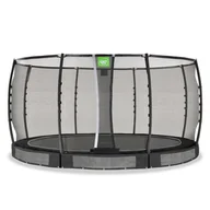 Trampoliny - Exit Trampolina naziemna Allure Premium ø427cm czarna - miniaturka - grafika 1