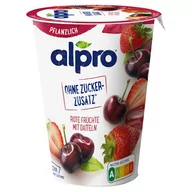 Desery mleczne - Alpro - Yogurt sojowy o smaku truskawkowo wisniowym - miniaturka - grafika 1