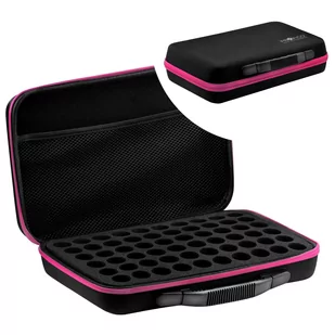 Organizer ETUI KUFEREK na 60 lakierów do paznokci PINK - Kosmetyczki, organizery i kuferki - miniaturka - grafika 1