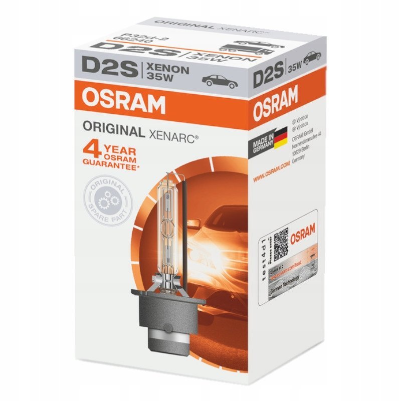 D2s Osram Original Xenarc Xenon P32d-2 Żarnik