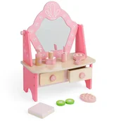 Zabawki interaktywne dla dzieci - Toaletka drewniana Vanity Spa zabawka +3 BigJigs - miniaturka - grafika 1