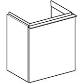 Szafki łazienkowe - Geberit iCon Szafka podumywalkowa 41,5x37 cm orzech hickory/lava 502.300.JR.1 - miniaturka - grafika 1