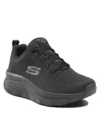 Trampki damskie - Skechers Damskie trampki D'LUX Walker, czarne, 2 UK - miniaturka - grafika 1