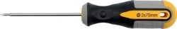 VOREL wkrętak płaski 2x75mm CrV 60912 - Śrubokręty - miniaturka - grafika 1
