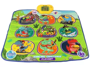 Mata Do Tańczenia Z Motywem Dinozaurów 90cm x 86cm - Zabawki zręcznościowe - miniaturka - grafika 3