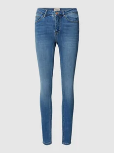 Jeansy o kroju skinny fit z 5 kieszeniami model ‘FLASH’ - Spodnie damskie - miniaturka - grafika 1