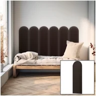 Meble modułowe i akcesoria - Panel Tapicerowany Ścienny Płotek Brązowy Eko Skóra Oeko-Tex 20x80 cm/Smartlife - miniaturka - grafika 1