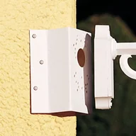 Akcesoria do oświetlenia - Konstsmide Mocowanie kątowe do lamp ściennych, biały - miniaturka - grafika 1