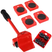 Wózki magazynowe - 1X UCHWYT 4X PODKŁADKI DO PRZENOSZENIA DO PRZENOSZENIA URZĄDZEŃ I MEBLI - miniaturka - grafika 1