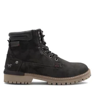 Botki męskie - Trzewiki Mustang 4142-602-20 Szary - miniaturka - grafika 1