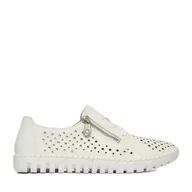 Półbuty damskie - Półbuty Rieker CEO-M2300-80 Biały - miniaturka - grafika 1