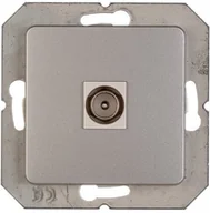 Gniazdka elektryczne - TV SOCKET MET.TVL01-02 SL - miniaturka - grafika 1