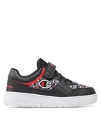 Buty dla chłopców - Champion Sneakersy Rebound Graphic S32416-CHA-KK001 Czarny - miniaturka - grafika 1