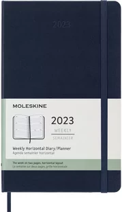 Kalendarz 2023 tyg. 12ML tw. sapphire blue horyz. - Moleskine - Kalendarze - miniaturka - grafika 1