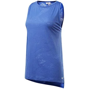 Reebok TS Burnout Tank Top Damski, Damski, Topy, FL2802, blubla, XS - Koszulki i topy damskie - miniaturka - grafika 1