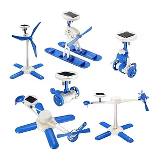 ZESTAW SOLARNY 6w1 ZABAWKI EDUKACYJNE helikopter robot AG211D - Roboty dla dzieci - miniaturka - grafika 1