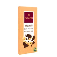 Czekolada - Domori czekolada ciemna z orz. laskowymi 75g - miniaturka - grafika 1