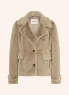 Moda i Uroda OUTLET - Beaumont Kurtka Ze Sztucznego Futra Abby beige - miniaturka - grafika 1