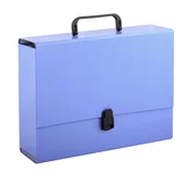 Teczki i skoroszyty - Penmate Tadeo Trading Tadeo Trading Teczka z rączką A4 10cm niebieska pastelowa Tadeo Trading TARGI AD025TT - miniaturka - grafika 1