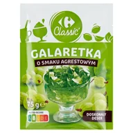 Dodatki do ciast w proszku - Carrefour Classic Galaretka o smaku agrestowym 75 g - miniaturka - grafika 1
