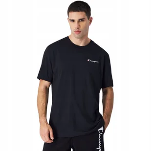 Koszulka męska Champion SS Tee czarna 220264 KK001 2XL - Koszulki męskie - miniaturka - grafika 1