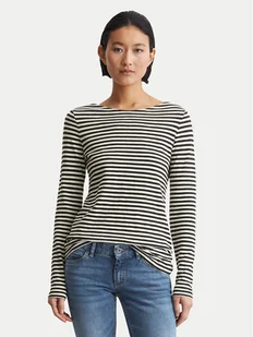 Marc O'Polo Bluzka B01 2196 52597 Czarny Regular Fit - Bluzki damskie - miniaturka - grafika 1