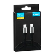 Kable USB - IBOX KABEL I-BOX USB TYP-C 60W 2M PD/QC CZARNY - miniaturka - grafika 1